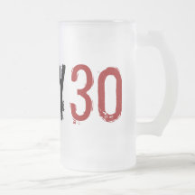 30års födelsedag - smutsa ner 30 - mugg