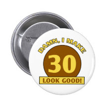 30års födelsedagGaggåvor Pins