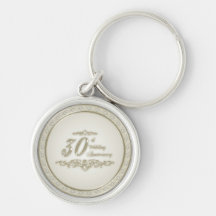 30th Bröllopsdagnyckelring