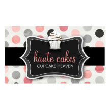 311 Haute muffinspolka dots Visitkort