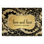 311-Lace de Luxe - guld Visitkort Mallar