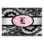 311-Lace de Luxe - Iradescent rosor Visitkort Mall