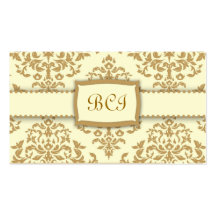 311-Monogram isläggning på tårtan - Buttercream Visit Kort
