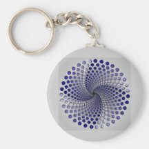 3 flyttande mönster optisk Illusion-2 Nyckel Ringar