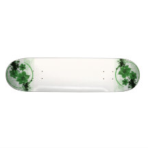 3 nätt blommor - grönt skate boards