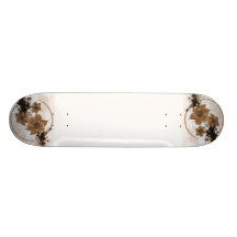 3 nätt blommor - Sepia Skate Decks