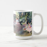 3 olika balettmålningar av Edgar Degas Kaffe Kopp