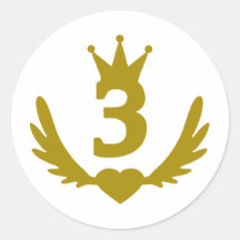 3-Real-Winged-Heart.png Runda Klistermärken