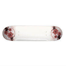 3 röda nätt blommor - skate boards