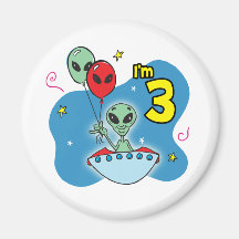 3rd födelsedag för UFO-främling Magneter
