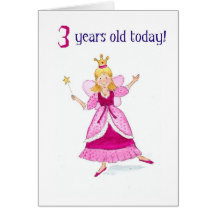 3rd födelsedag kort för felik Princess