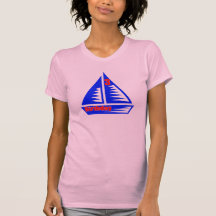 3rd födelsedaggåvor för segelbåt t shirts