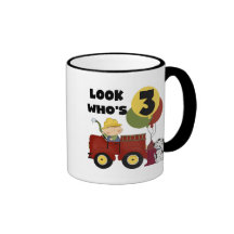 3rd födelsedagT-tröja och gåvor för brandman Kaffe Koppar