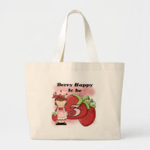 3rd födelsedagT-tröja och gåvor för brunt bär Tote Bags