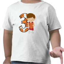 3rd Röd födelsedag och vitbasketspelare Tee Shirts