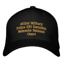 402. Militära polisBn. Broderad Keps