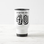 40th födelsedag - över backen kaffe koppar