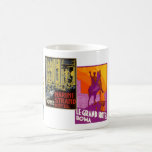 4 olika vintage resoraffischer från italien mugg