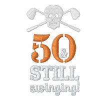 50 & stilla svänga - Golffödelsedagskjorta Pikétröjor