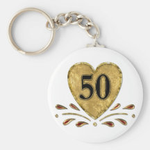 50th årsdag - guld nyckel ring