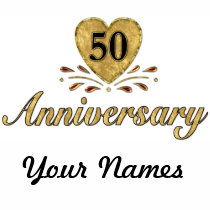 50th årsdag - guld