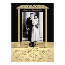 50th Årsdaginbjudan med fotomellanlägget