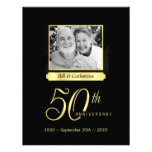 50th Årsdagparty - beställnings- fotoinbjudningar