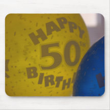50th födelsedag för lycklig musmatta