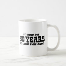 50th Födelsedag Kaffe Muggar