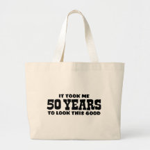 50th Födelsedag Tygkassar