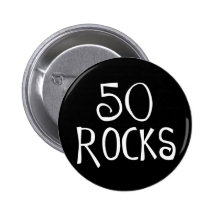 50th födelsedaggåvor, 50 STENAR Nål