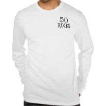 50th födelsedaggåvor, 50 STENAR Tee Shirts