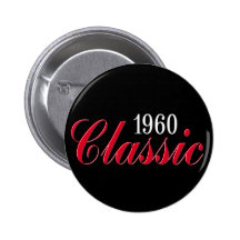 50th födelsedaggåvor, klassiker 1960! knapp