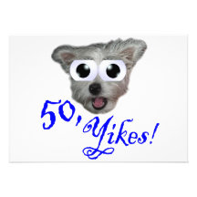 50th Födelsedagsfest inbjudan
