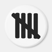 5th födelsedag kylskåpsnagnet
