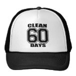 60 dagar ren svartvit hatt baseball hat