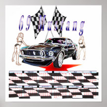69 mustang, kalender 2011 affisch