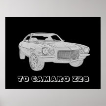 70 Camaro Z28 Affischer
