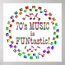 70-talmusik är FUNtastic Print