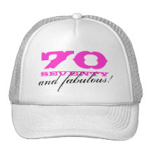 70th Birthday hat | 70 and fabulous!