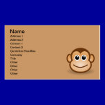 76-Free-Cute-Cartoon-Monkey-Clipart-Illustration visitkort