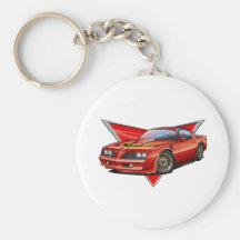 77-78 röda Firebird TA Nyckel Ringar