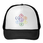 7 Chakras i en cirkla Baseball Hat