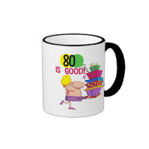 80 är bra födelsedagTshirts och gåvor Kaffe Mugg