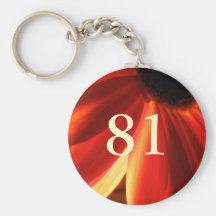 81st Födelsedag Nyckel Ring