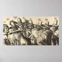 8 av 13 Gunpowd conspirators Crispijn skåpbil de P Print