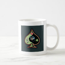 8 av spadar kaffe kopp