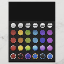 8-ColourfulGlossy Flygblad Designs