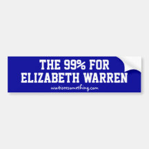 99%en för Elizabeth Warren Bildekaler