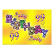 99th partyinbjudan